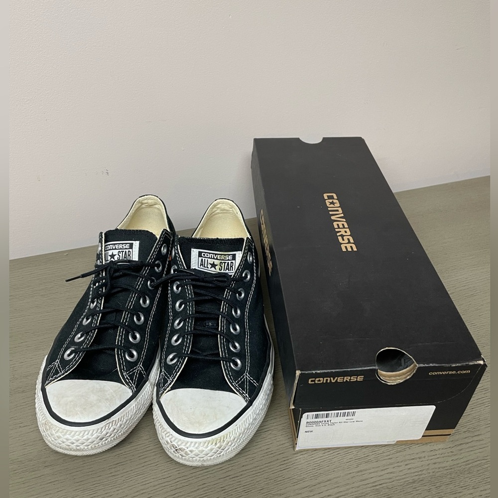 Converse Chuck Taylor All Star Low Mens 8.5 black